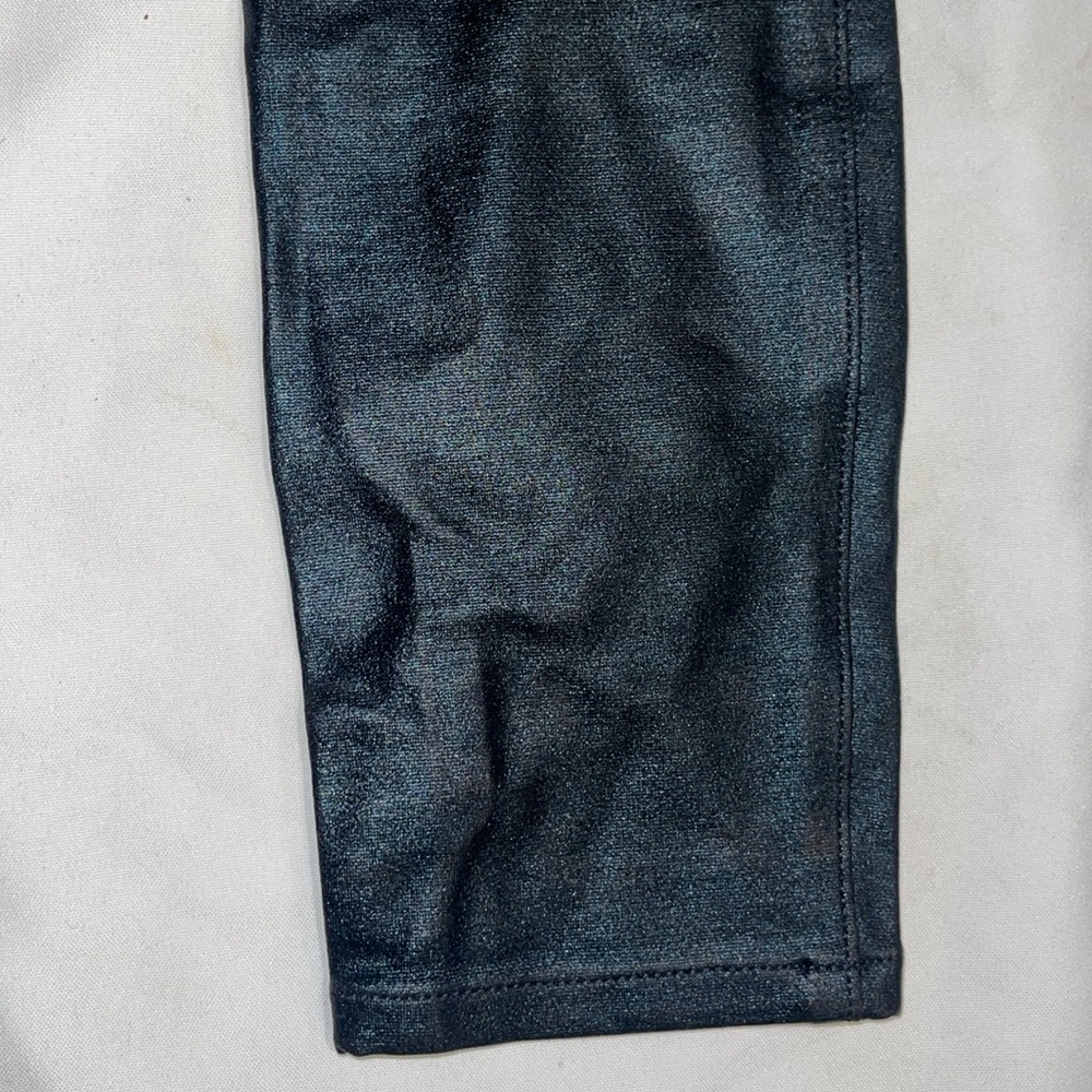 New Guess Jeans Legging Stretch Black Foil 6 28 - Picture 8 of 11